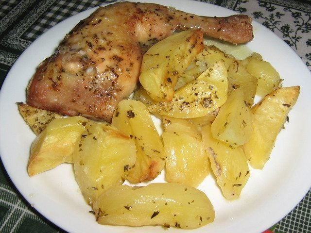 Chiken Potatoes Oven