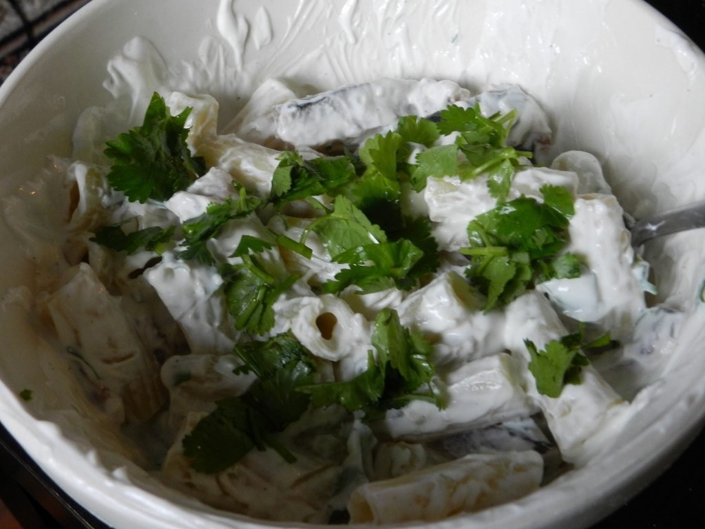 kipper salad with pasta