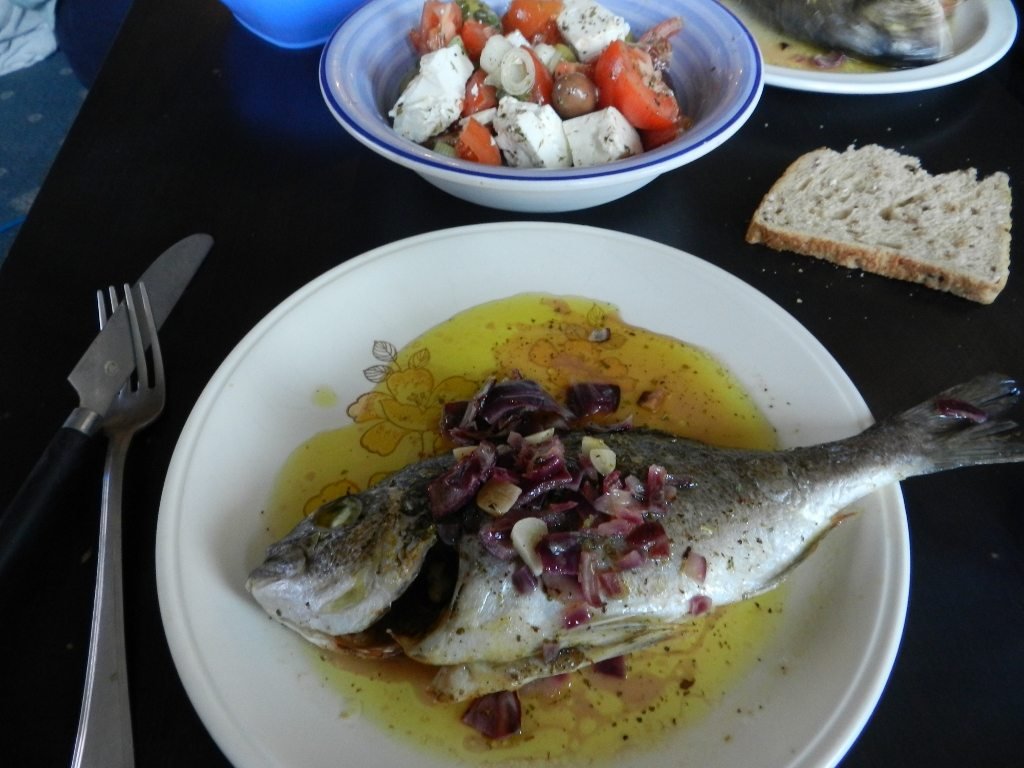 Sea bream with lemmon