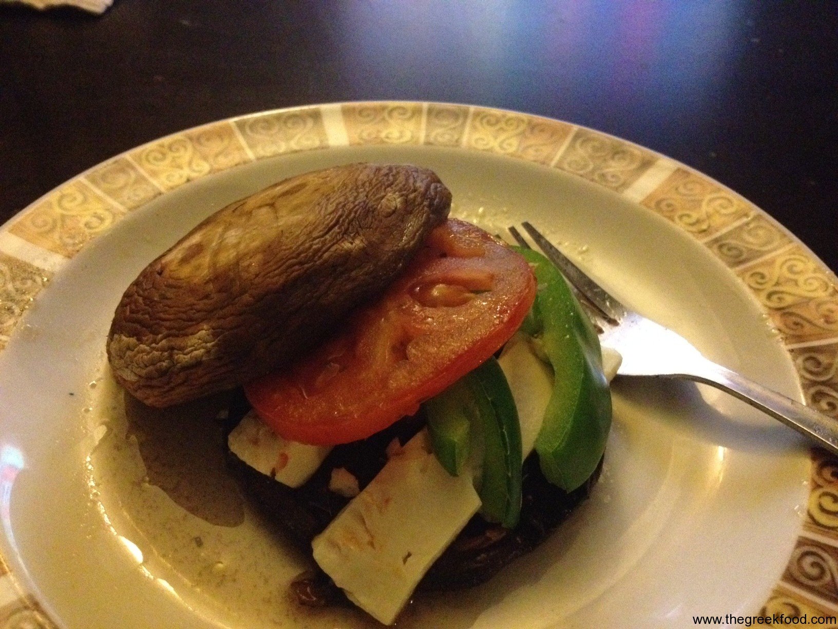 vegetable mushroom burger