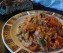 Rice with mixed sea food and bread