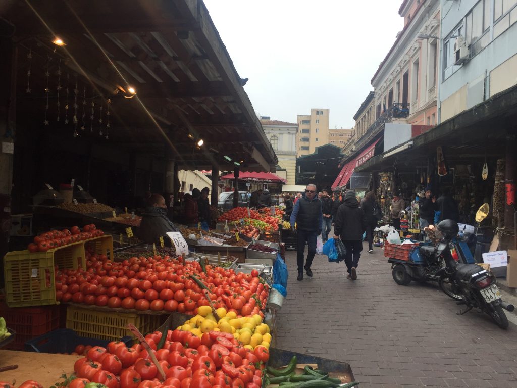 Vegetable market varvakios