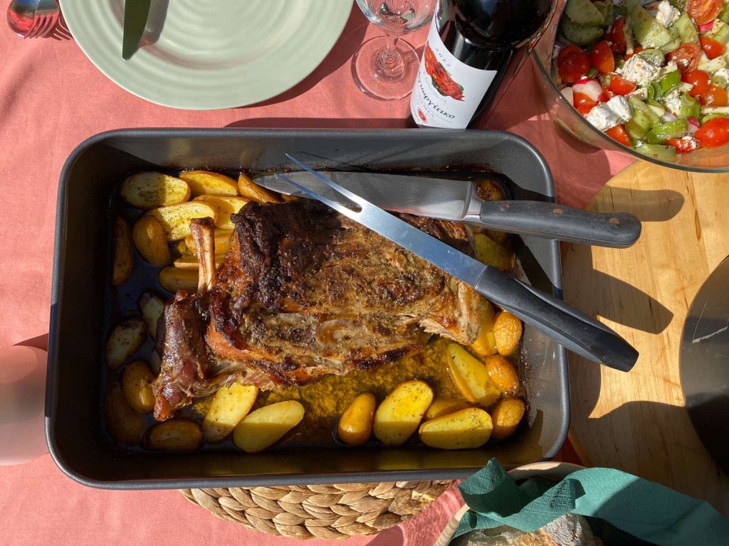 lamb in the oven greek style