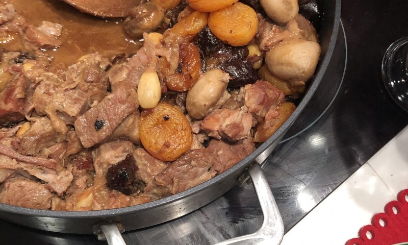 Pork with Prunes and Apricots