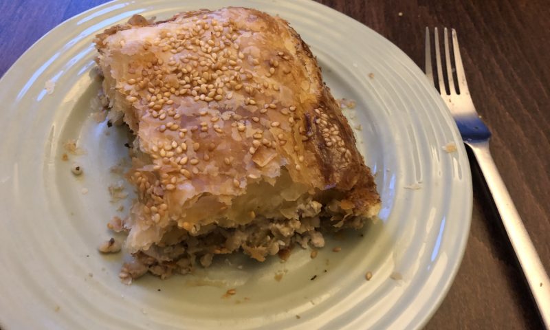 Aubergine pie with Feta Cheese