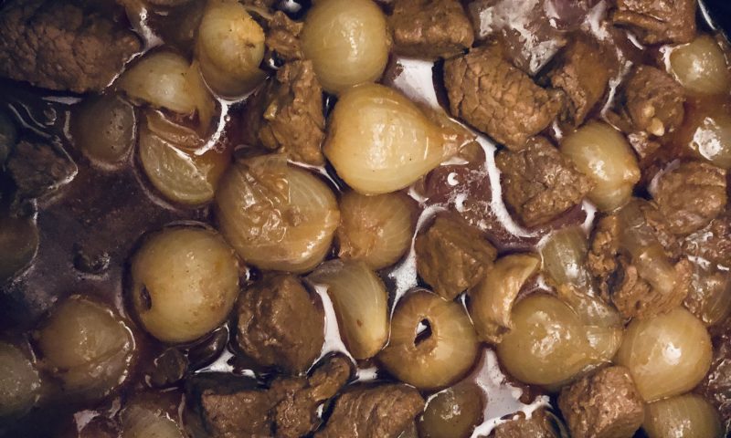 Greek Beef Stifado stew
