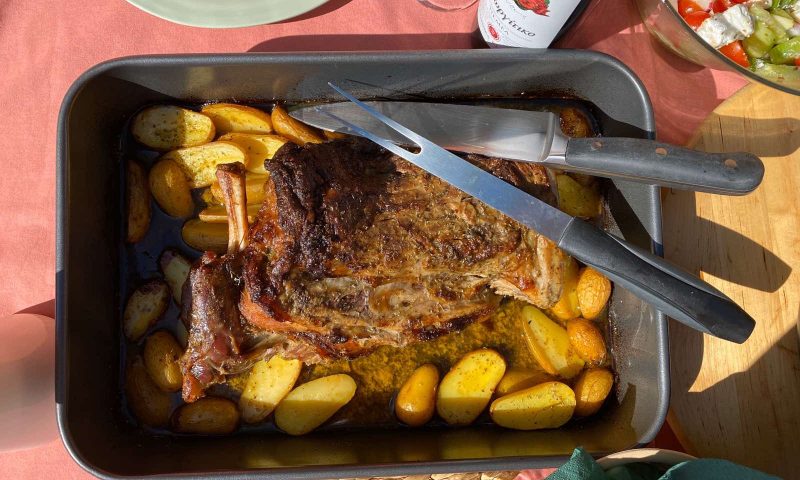 Greek Style Roasted Lamb